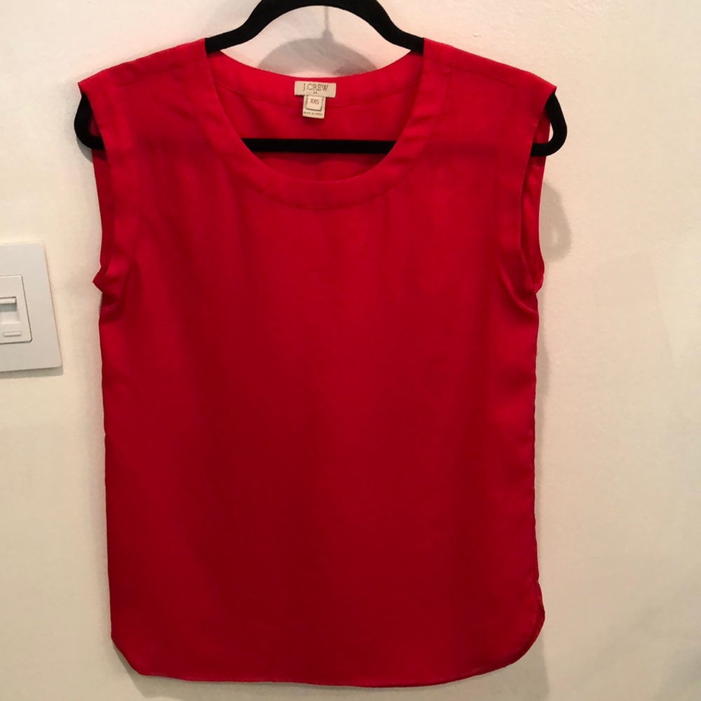 Jcrew sleeveless blouse